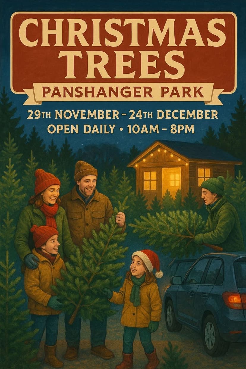 Christmas Trees at Panshanger Park